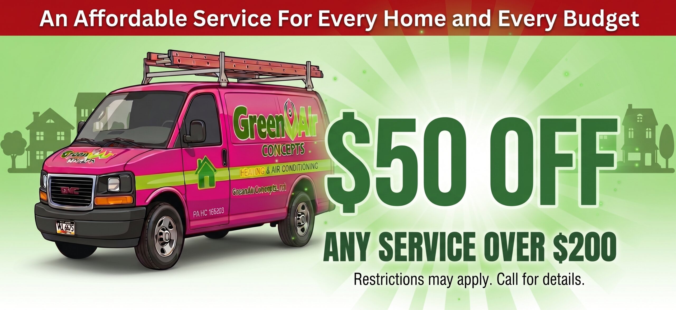 $50 Off Coupon Green Air Concepts