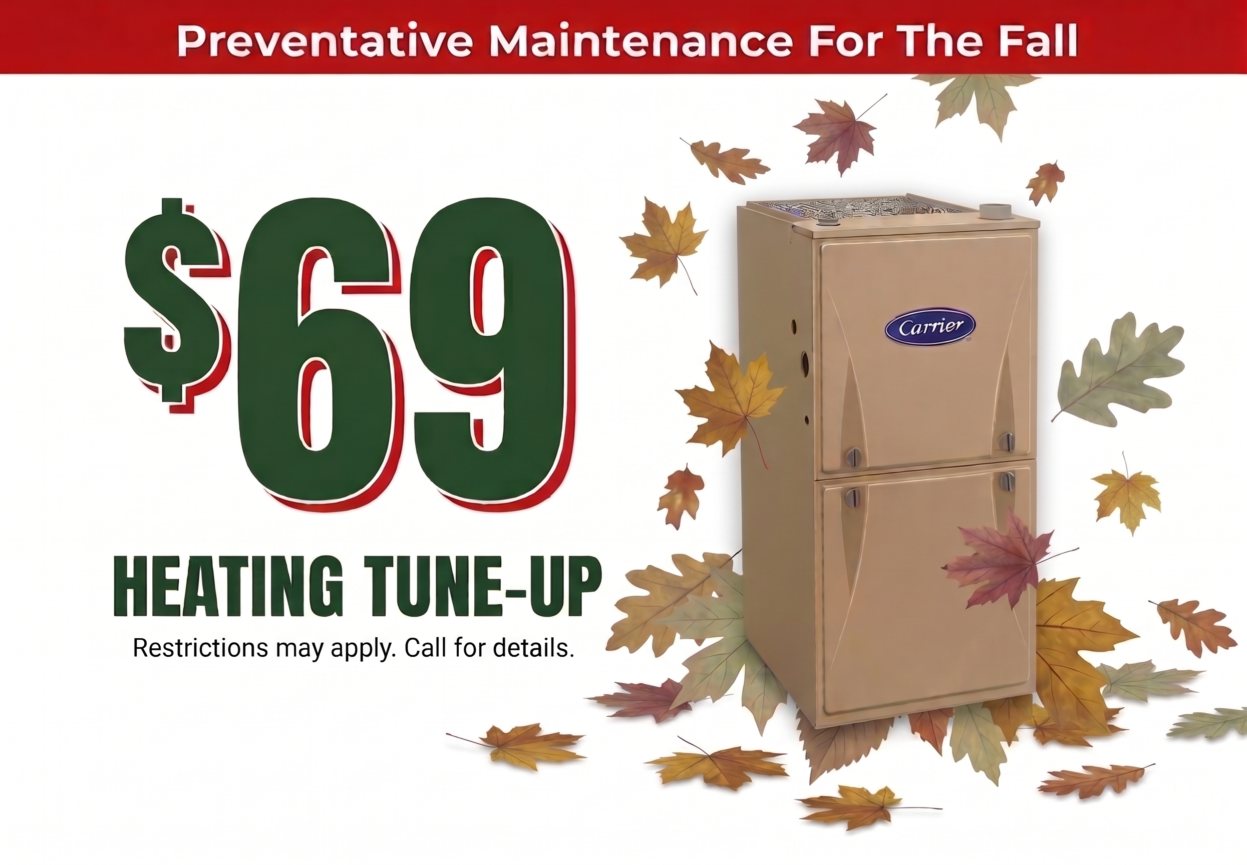 Heating Tune-Up Fall Coupon Green Air Concepts