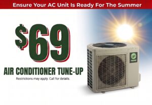 Spring Summer AC Tune-Up Coupon Green Air Conepts