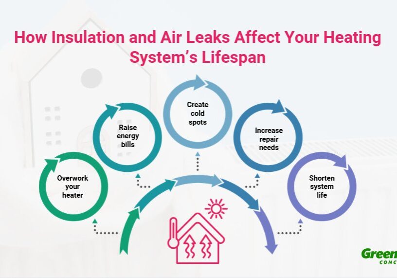 How Insulation and Air Leaks Affect Your Heating System’s Lifespan Infographic