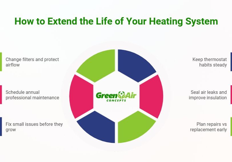 The Complete Guide to Extending the Life of Your Heating System Infographic
